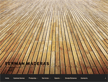 Tablet Screenshot of fermanmaderas.com